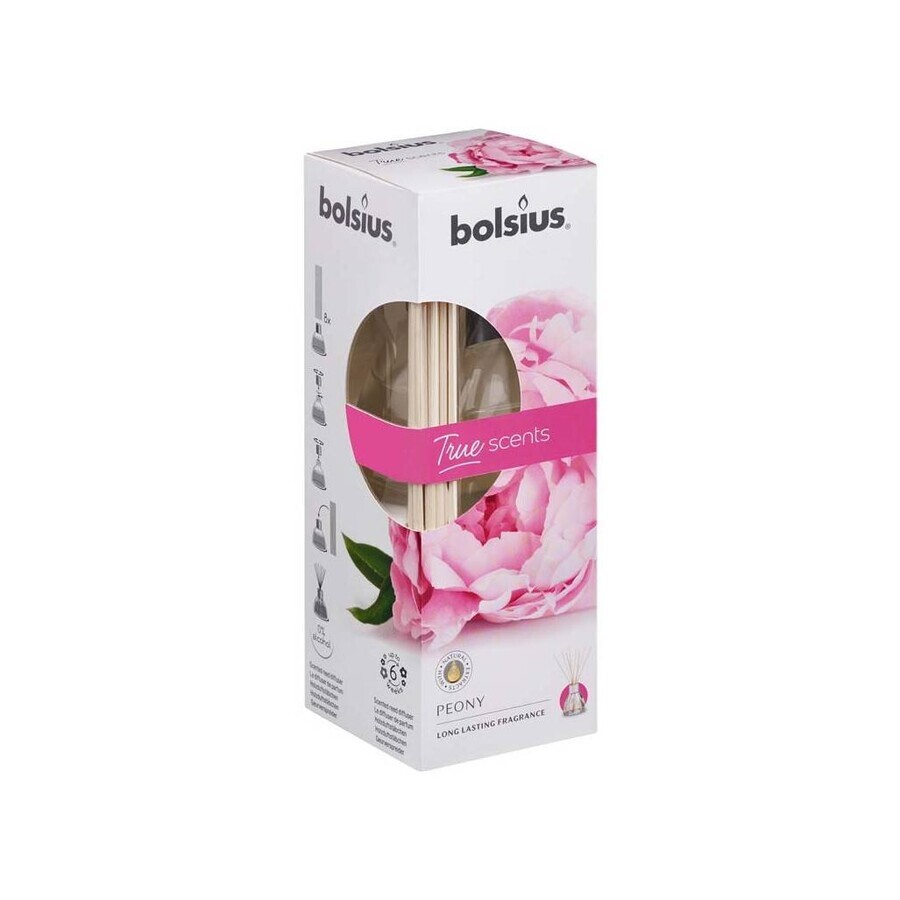 Bolsius Aromatic 2.0 Diffusore aromatico 45 ml Peonia 1×45 ml, diffusore aromatico