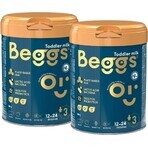 Beggs 2 milk tracker, Beggs box+ pexeso 3×800 g, milk tracker