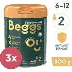 Beggs 2 milk tracker, Beggs box+ pexeso 3×800 g, milk tracker