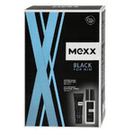 MEXX BLACK MAN desodorante 75ML + gel de ducha 50ML 1×1pc, set cosmético para hombre