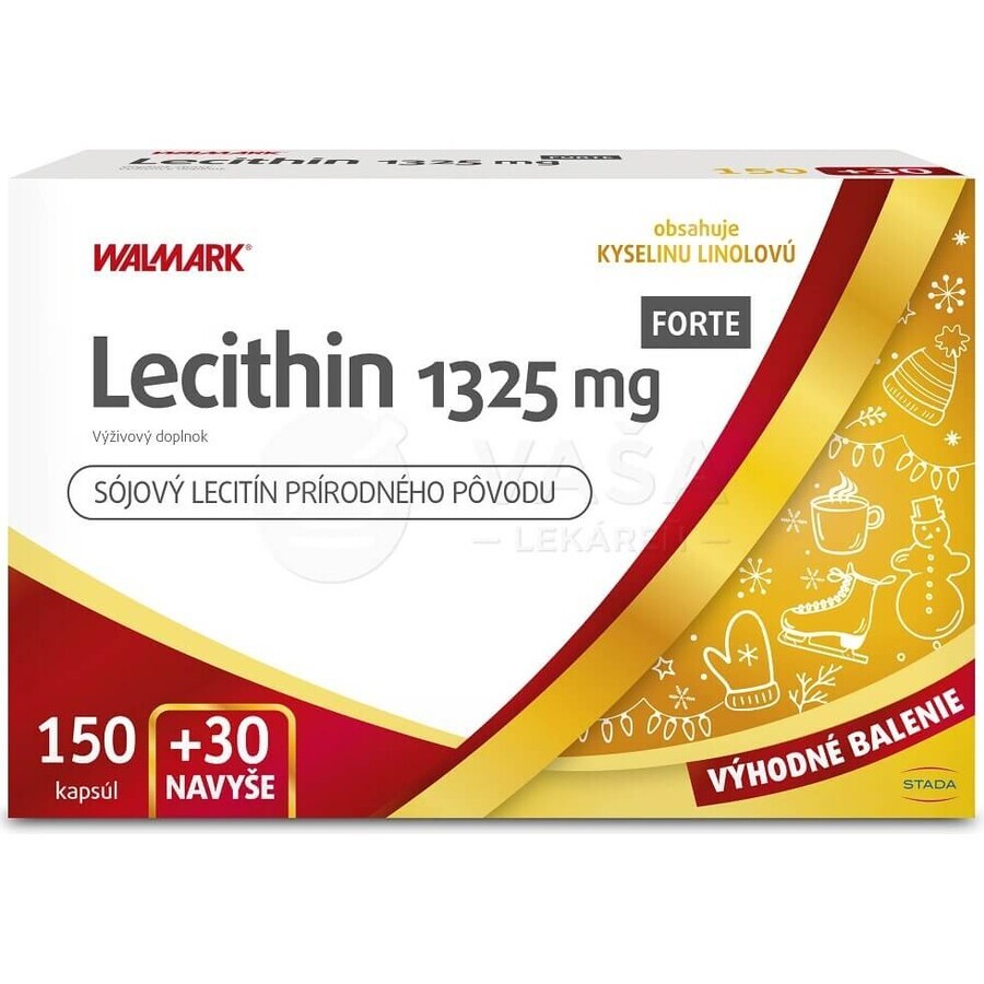 WALMARK Lecitina FORTE 1325 mg PROMO VB24 1× 180 tob, integratore alimentare