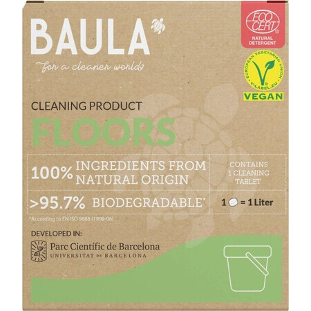 Detergente ecologico per pavimenti Baula in compresse 1×1 compressa / 5 g