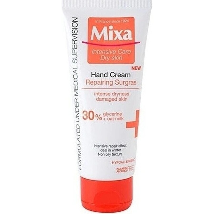 Crema mani Mixa 1×100 ml, crema mani per mani screpolate