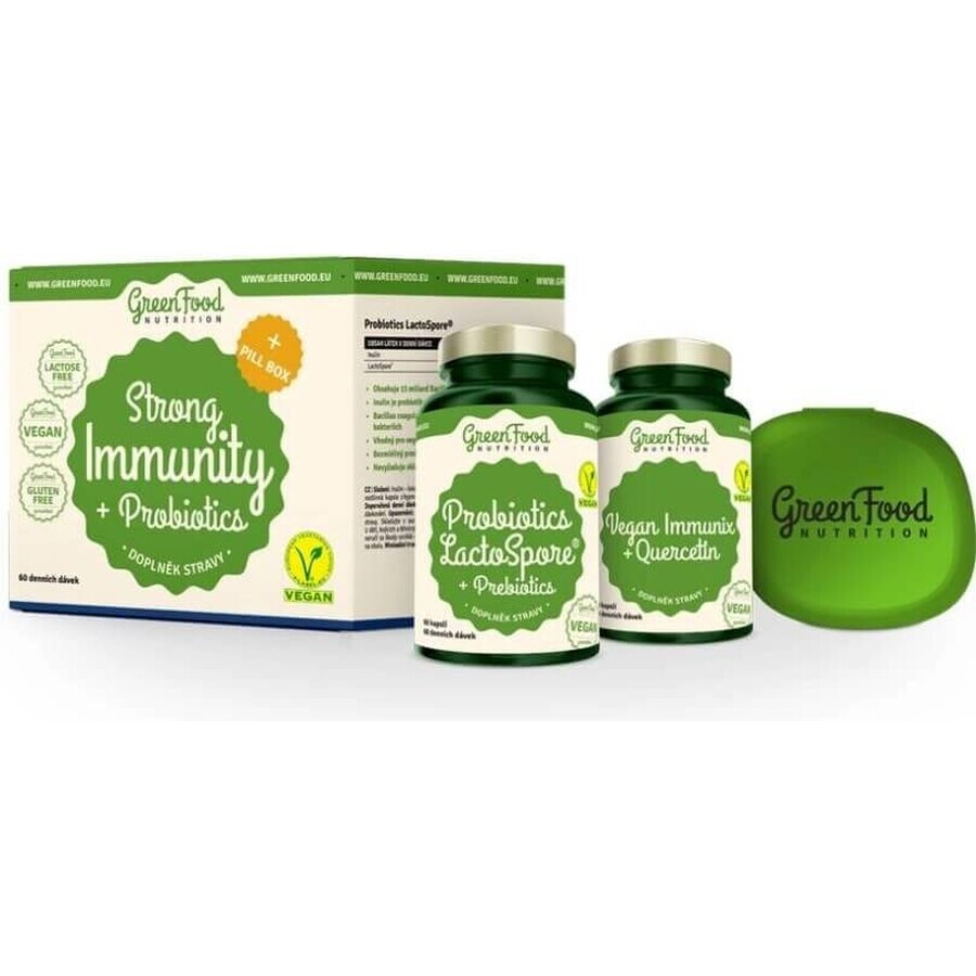 GreenFood Nutrition STRONG IMMUN STRONG+Probio+Pillbox 1×1set