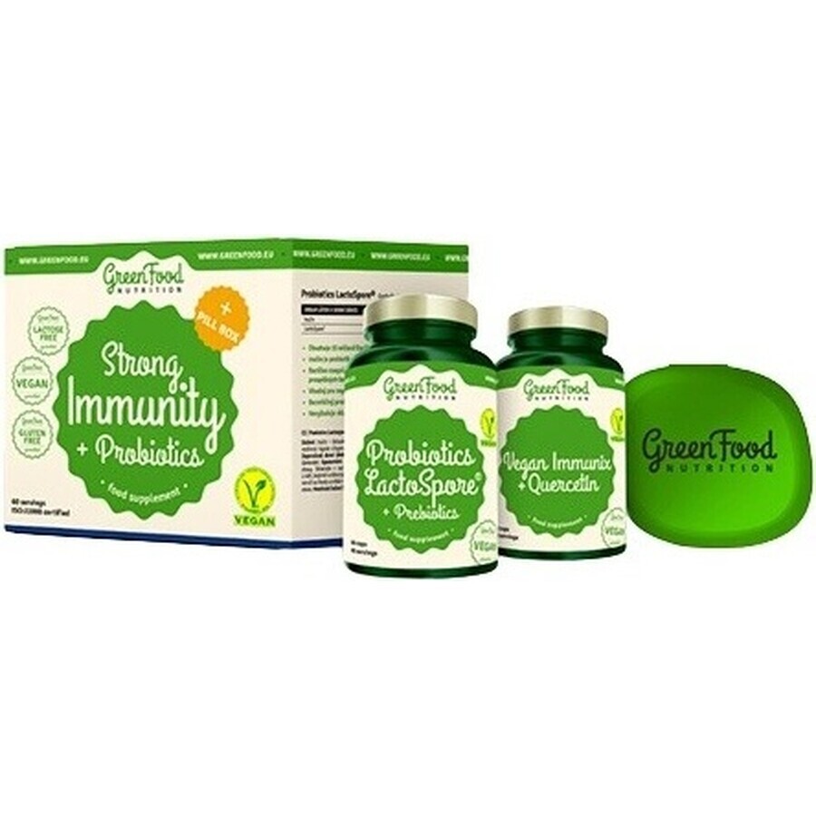 GreenFood Nutrition STRONG IMMUN STRONG+Probio+Pillbox 1×1set