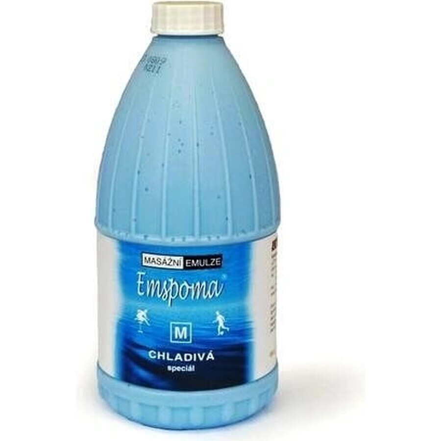 EMSPOMA Cooling - bleu "M" 1×500 ml, émulsion de massage