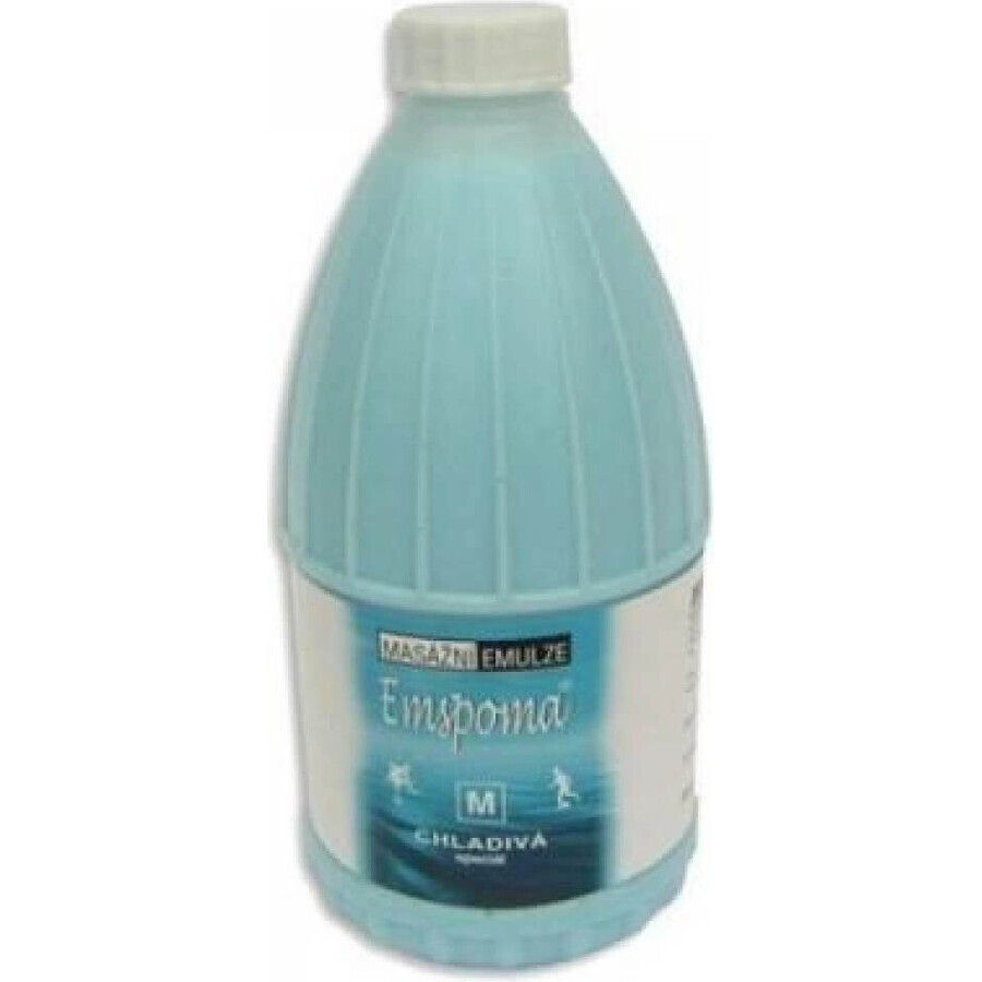 EMSPOMA Cooling - bleu "M" 1×500 ml, émulsion de massage