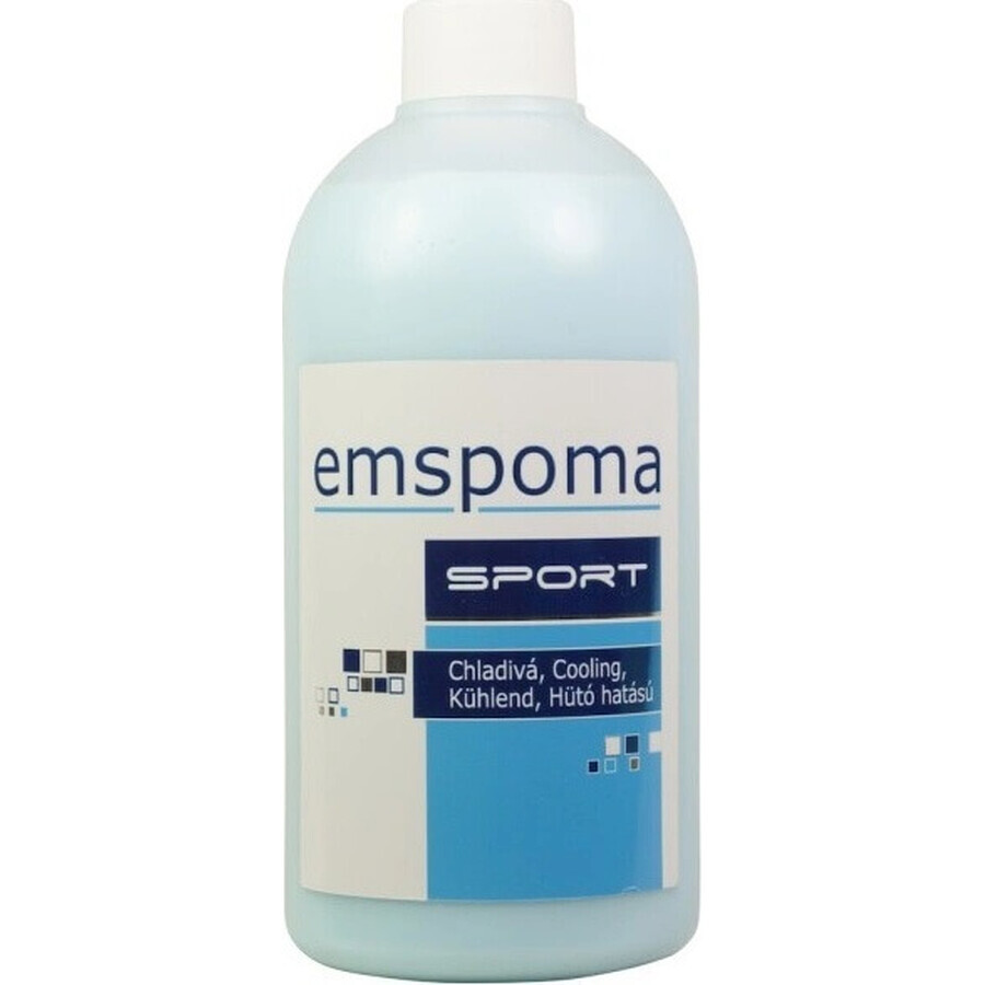 EMSPOMA Cooling - bleu "M" 1×500 ml, émulsion de massage