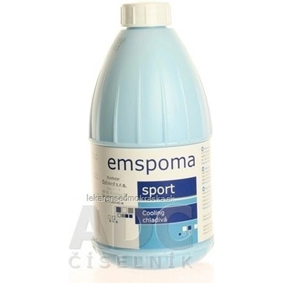 EMSPOMA Cooling - bleu "M" 1×500 ml, émulsion de massage