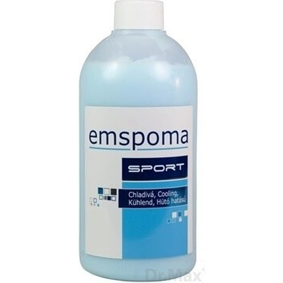 EMSPOMA Cooling - bleu "M" 1×500 ml, émulsion de massage