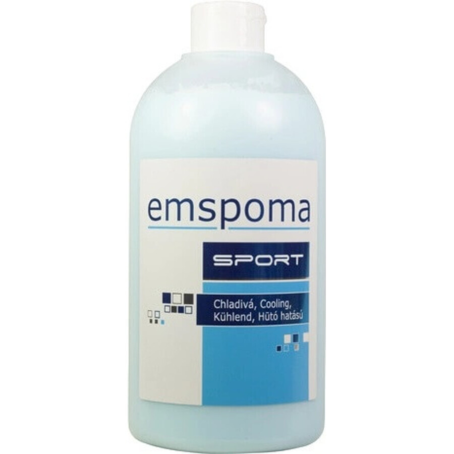 EMSPOMA Cooling - bleu "M" 1×500 ml, émulsion de massage