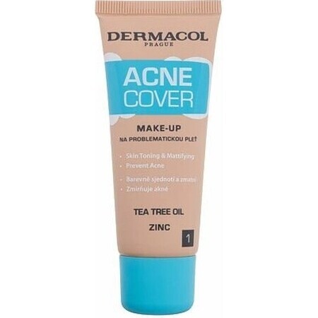 Dermacol Acnecover Make-up No.1 1×30 ml, Make-up für Problemhaut