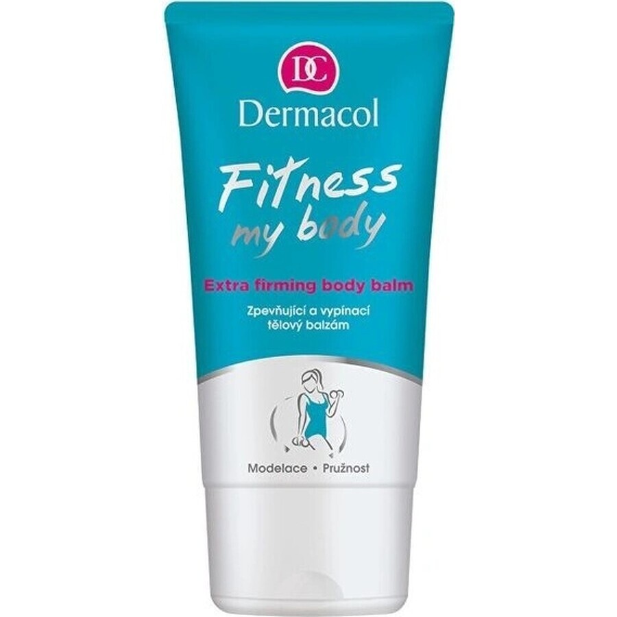 Dermacol Fitness my body straffender und festigender Körperbalsam 1×150 ml, straffendes Gel