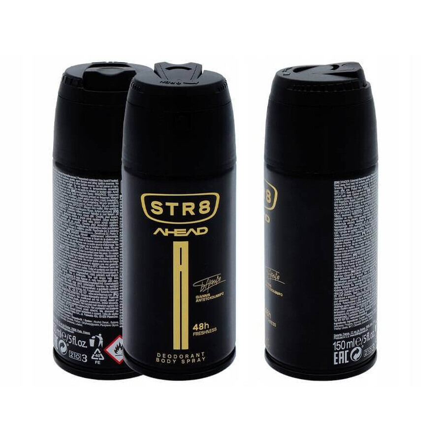 Str8 Ahead Deo 150ml 1×150ml, desodorante