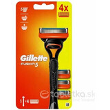 GILLETTE FUSION SHAVER FUSION SHAVER + 4 NH 1×1 pc, rasoir