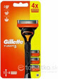 GILLETTE FUSION SHAVER FUSION SHAVER + 4 NH 1&#215;1 pc, rasoir