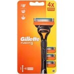 GILLETTE FUSION SHAVER FUSION SHAVER + 4 NH 1×1 pc, scheerapparaat