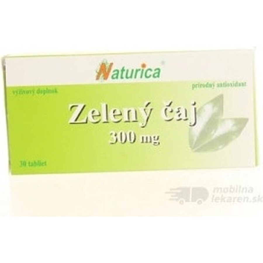 Naturica GREEN TEA 300 mg 1×30 tbl, thé vert