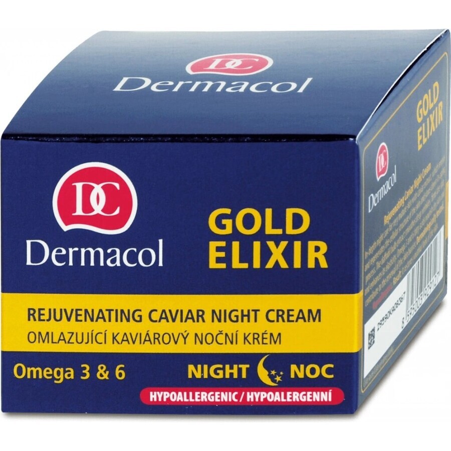 DERMACOL GOLD ELIXIR Crema de Noche 1×50 ml, crema de noche