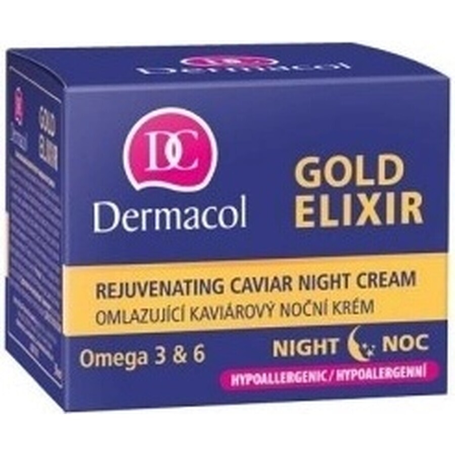 DERMACOL GOLD ELIXIR Crema de Noche 1×50 ml, crema de noche