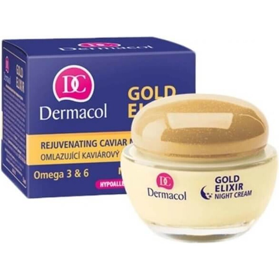 DERMACOL GOLD ELIXIR Crema de Noche 1×50 ml, crema de noche