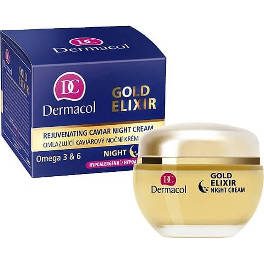 DERMACOL GOLD ELIXIR Crema de Noche 1×50 ml, crema de noche