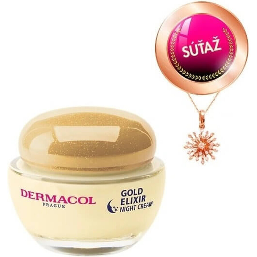 DERMACOL GOLD ELIXIR Crema de Noche 1×50 ml, crema de noche