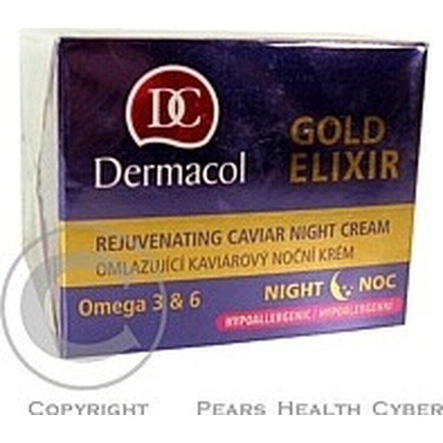 DERMACOL GOLD ELIXIR Crema de Noche 1×50 ml, crema de noche