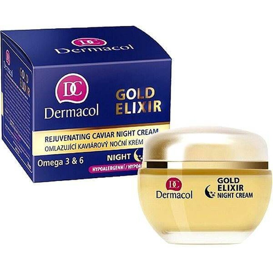 DERMACOL GOLD ELIXIR Crema de Noche 1×50 ml, crema de noche