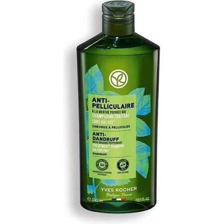 Shampooing antipelliculaire Yves Rocher 1×300 ml, shampooing antipelliculaire