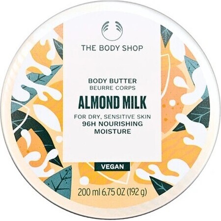 The Body Shop beurre corporel lait d'amande 1×200 ml, beurre corporel