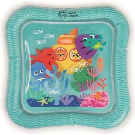 BABY EINSTEIN Alfombra de agua 40x40 cm Sensory Splash™ Sensory Splash™ 0m+ 1×1 ud, alfombra de agua para bebés.