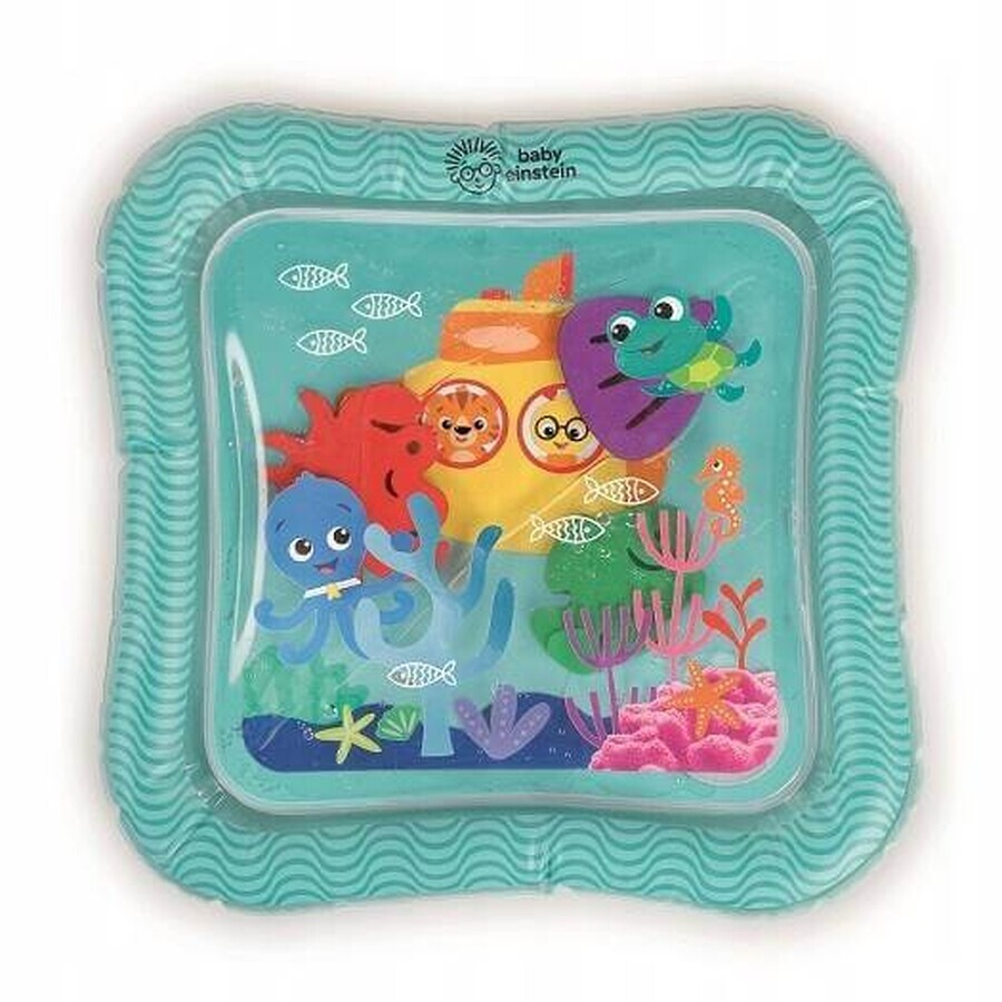 BABY EINSTEIN Alfombra de agua 40x40 cm Sensory Splash™ Sensory Splash™ 0m+ 1×1 ud, alfombra de agua para bebés.