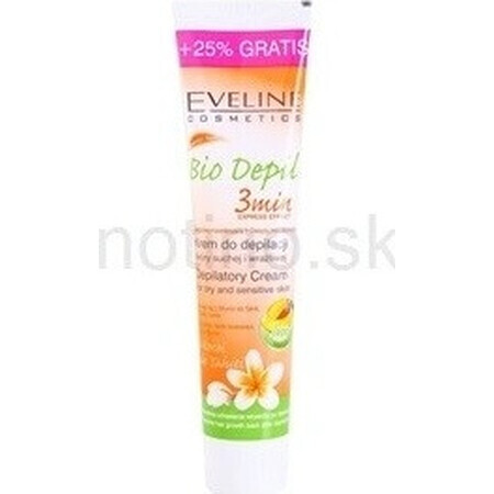 EVELINE BioDepil crème dépilatoire 3min à la mangue 1×125 ml, crème