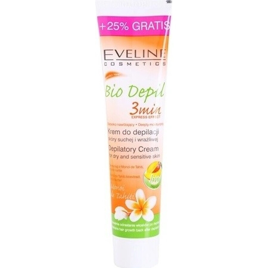 EVELINE BioDepil crème dépilatoire 3min à la mangue 1×125 ml, crème