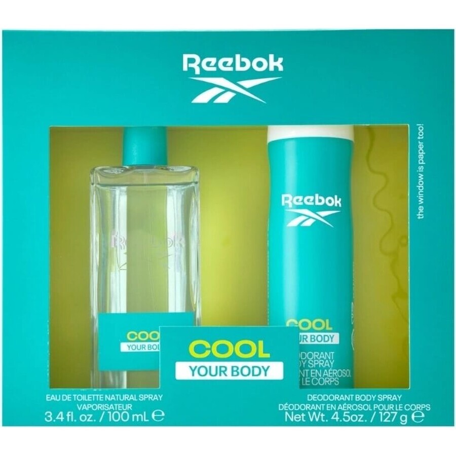 REEBOK COOL YBF WOMEN EDT 100ML+DEO SP 150ML 1SET 1×1 ud, set