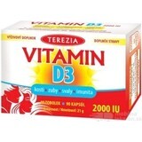 TEREZIA Vitamine D3 2000 IU 1×90 tbl, complément alimentaire