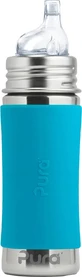 Bouteille en acier inoxydable pur avec bec 325ml 1×1 pc, bouteille en acier inoxydable 325 ml