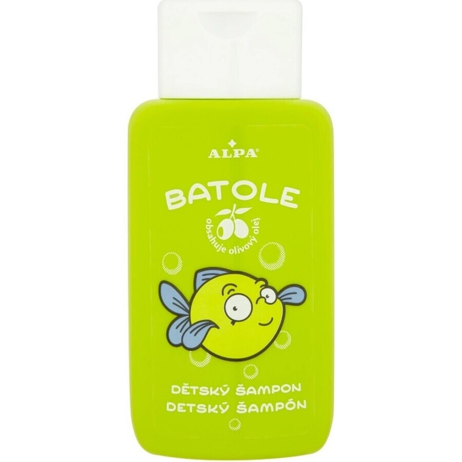 Flacons de shampoing pour enfants 1×200 ml avec de l'huile d'olive