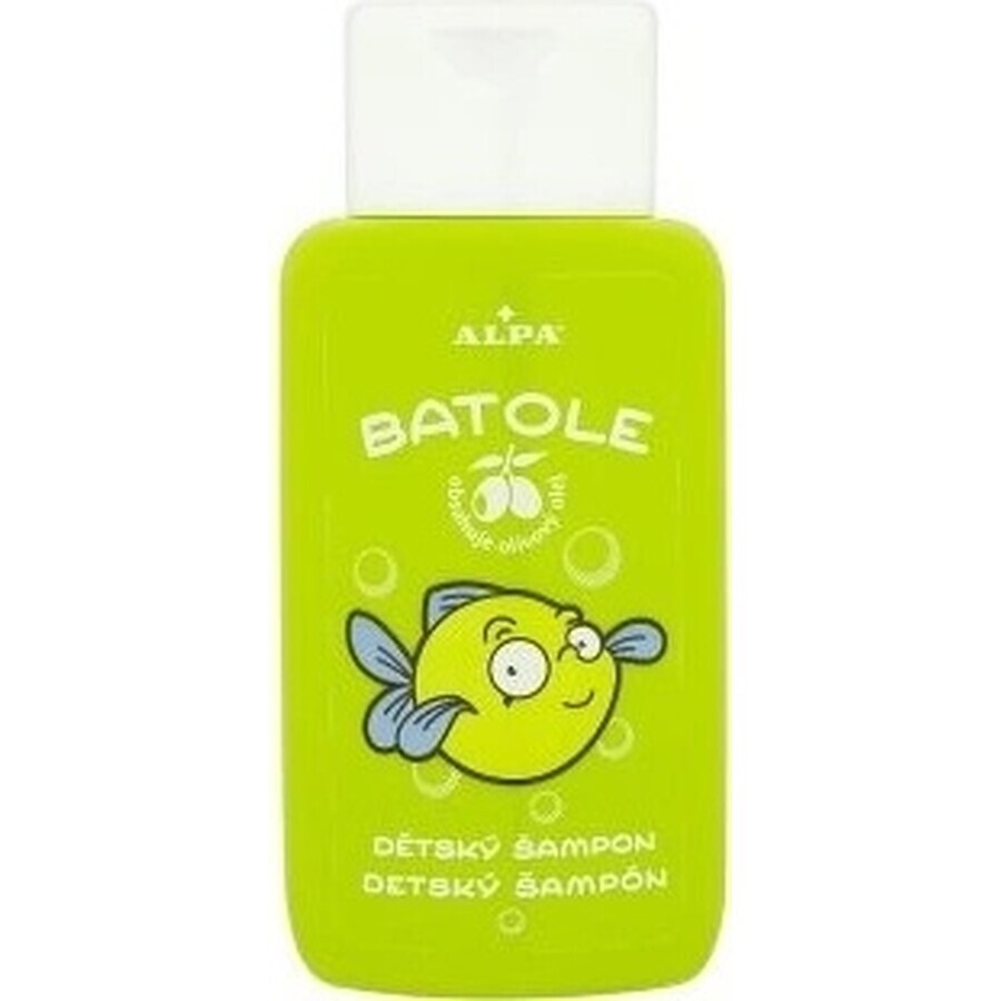 Flacons de shampoing pour enfants 1×200 ml avec de l'huile d'olive