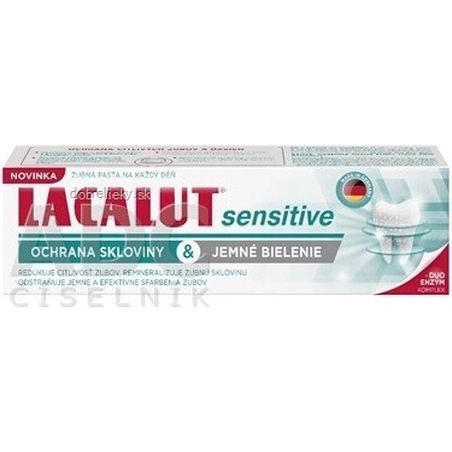 LACALUT sensitive enamel protection& gentle whitening 1×75 ml, dentifrice