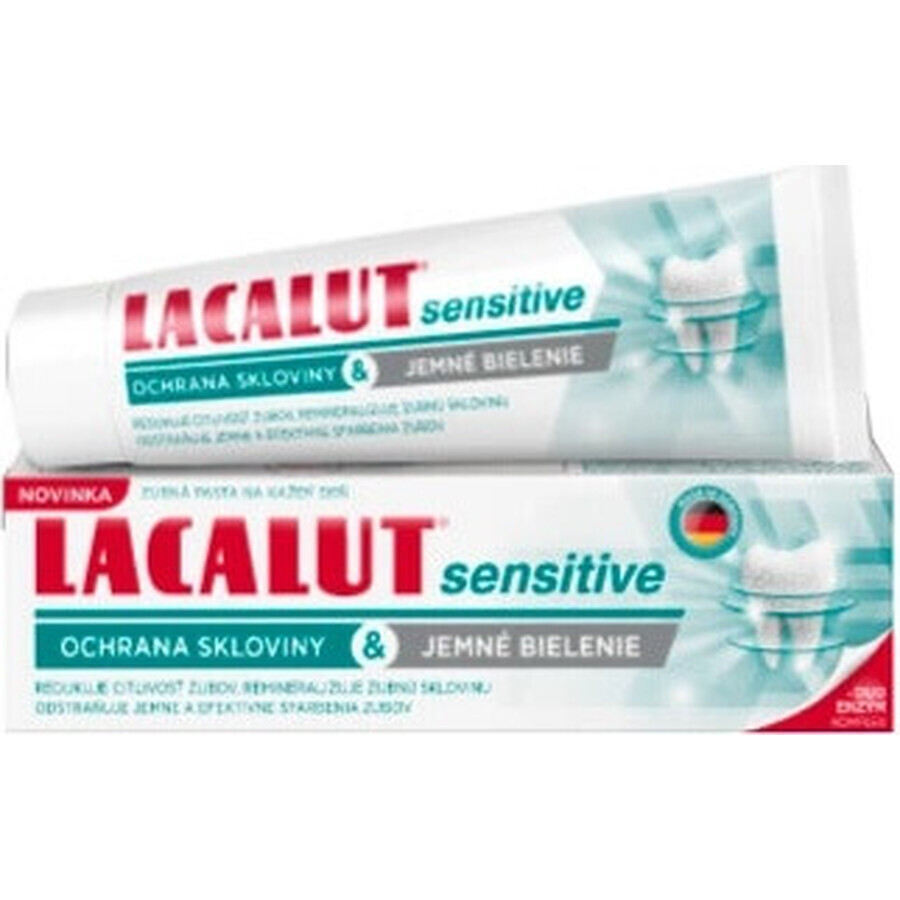 LACALUT sensitive enamel protection& gentle whitening 1×75 ml, dentifrice