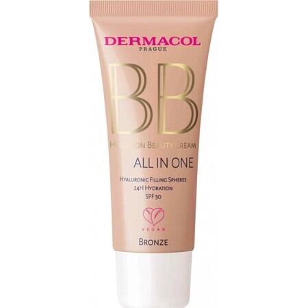 Dermacol BB Hyaluronsäure Creme SPF30 Nr.2 BRONZE 1×30 ml, Creme SPF30