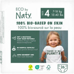 Eco by Naty Couches Maxi 7 - 18 kg 1×26 pcs, couches