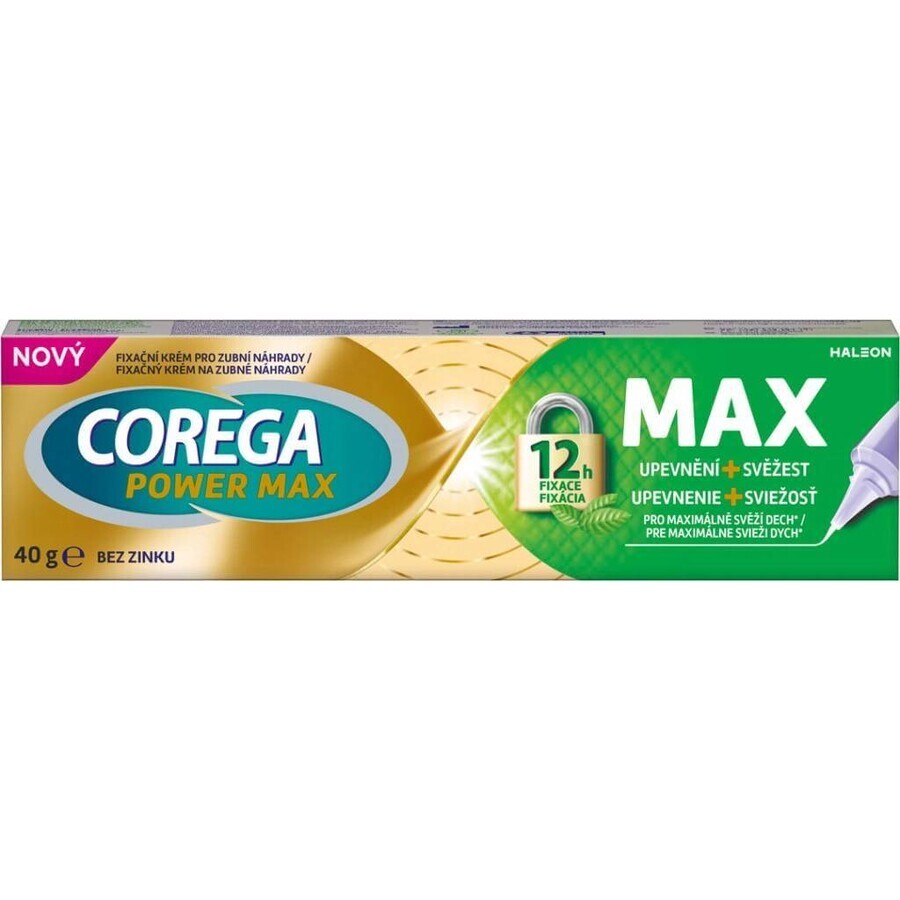 COREGA MAX Firming + Freshness 1×40 g, crème raffermissante à tenue forte