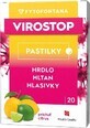 VIROSTOP sachets - citrus 1&#215;20 pcs, suppl&#233;ment nutritionnel pour la gorge, le pharynx et les cordes vocales