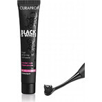 CURAPROX Black is White + CS 5460 1×1 Set, 90 ml aufhellende Zahnpasta + CS 5460 Zahnbürste