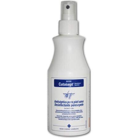 Hartmann BODE Cutasept F Spray 1×250 ml, alcohol incoloro desinfectante cutáneo