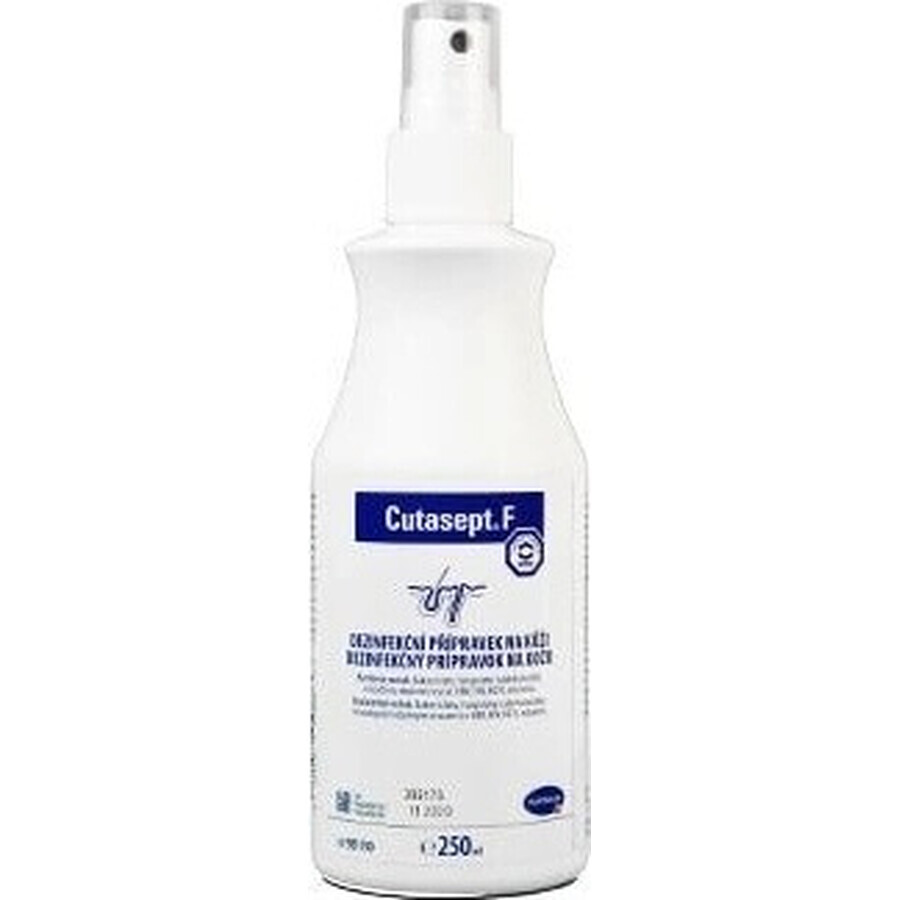 Hartmann BODE Cutasept F Spray 1×250 ml, alcohol incoloro desinfectante cutáneo