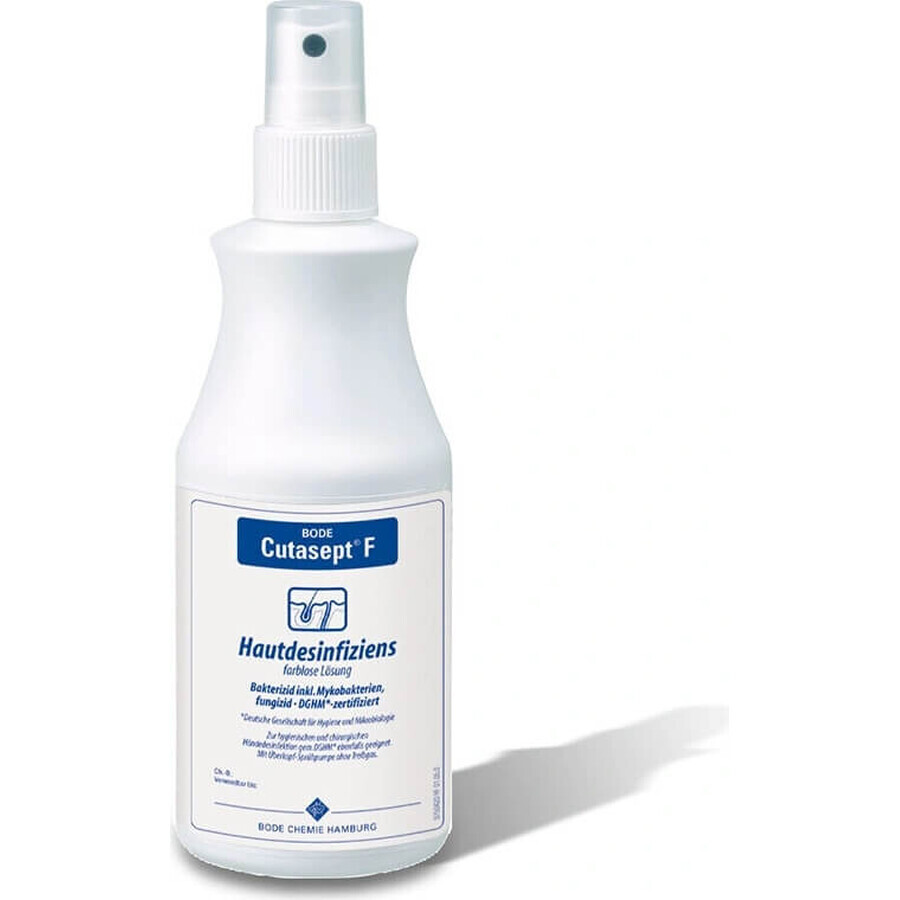 Hartmann BODE Cutasept F Spray 1×250 ml, alcohol incoloro desinfectante cutáneo